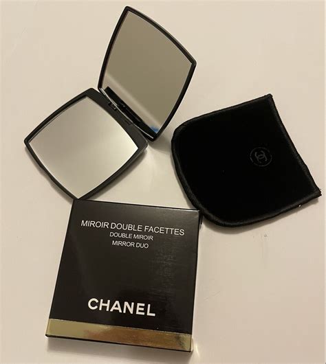 chanel compact mirror boots|Chanel double facettes bag.